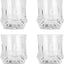 Set 4 de pahare cu LED-uri, pahare acrilice pentru whisky, cu schimbare de culoare, alb