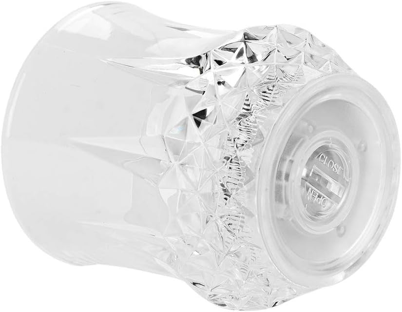 Set 4 de pahare cu LED-uri, pahare acrilice pentru whisky, cu schimbare de culoare, alb