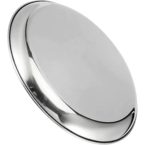 Set 4 farfurii FOXMAG24, din inox, diametru 23cm