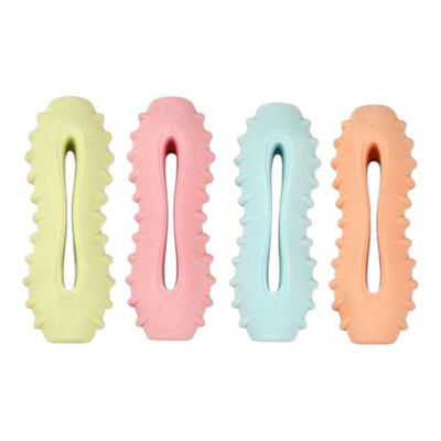 Set 4 jucarii de mestecat pentru caini, multicolore