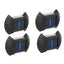 Set 4 Lampi solare de perete, FOXMAG24, lumina calda, cu acumulator, 2 LED-uri