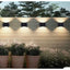 Set 4 Lampi solare de perete, FOXMAG24, lumina calda, cu acumulator, 2 LED-uri
