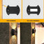 Set 4 Lampi solare de perete, FOXMAG24, lumina calda, cu acumulator, 2 LED-uri