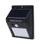 Set 4 lampi solare, FOXMAG24, 30 de LED, senzor de miscare, 0.55W