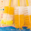 Set 4 perii pentru curatarea biberoanelor si tetinelor, galben