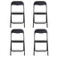 Set 4 scaune pliante, capacitate 100kg, ideale pentru bucatarie si living