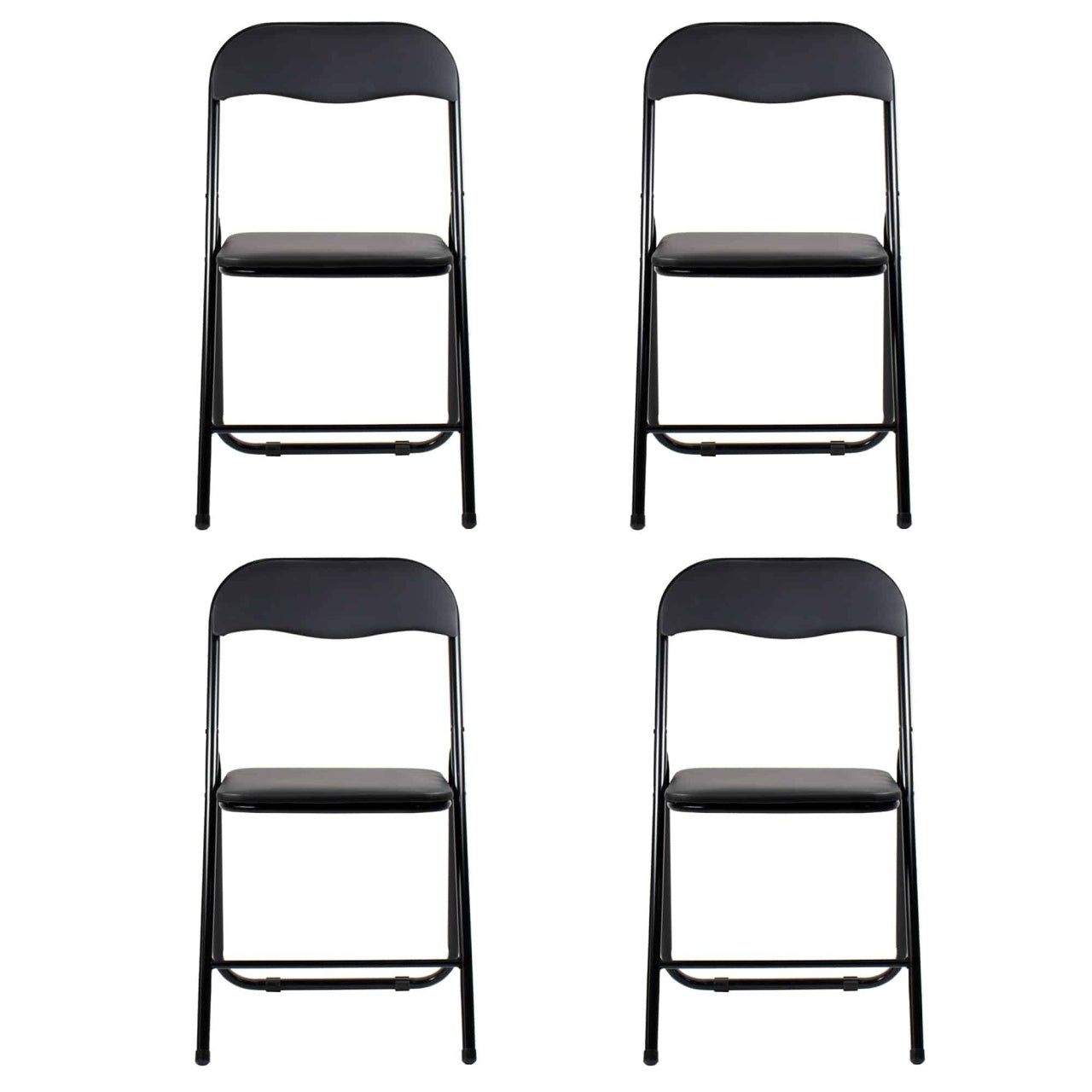 Set 4 scaune pliante, capacitate 100kg, ideale pentru bucatarie si living