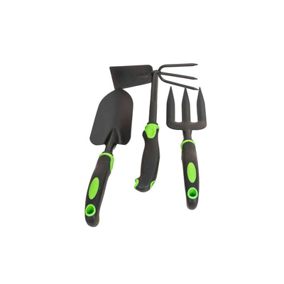 Set 4 ustensile gradina pentru plantat cu lopata, sapaliga si mini furca