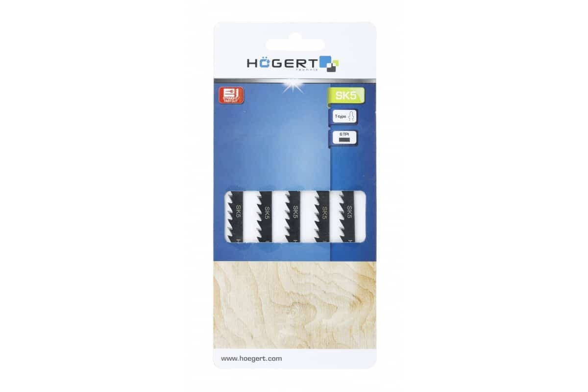 Set 5 lame fierastrau electric 100mm, 6TPI, otel HCS 65Mn, compatibil diverse marci