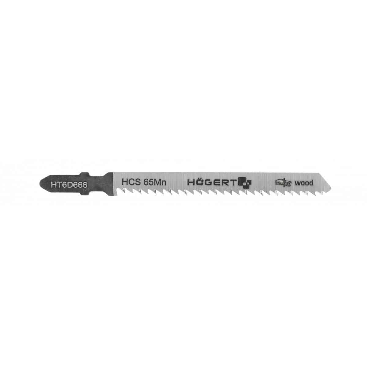 Set 5 lame pentru fierastrau electric, 100mm, 10TPI, otel HCS 65Mn