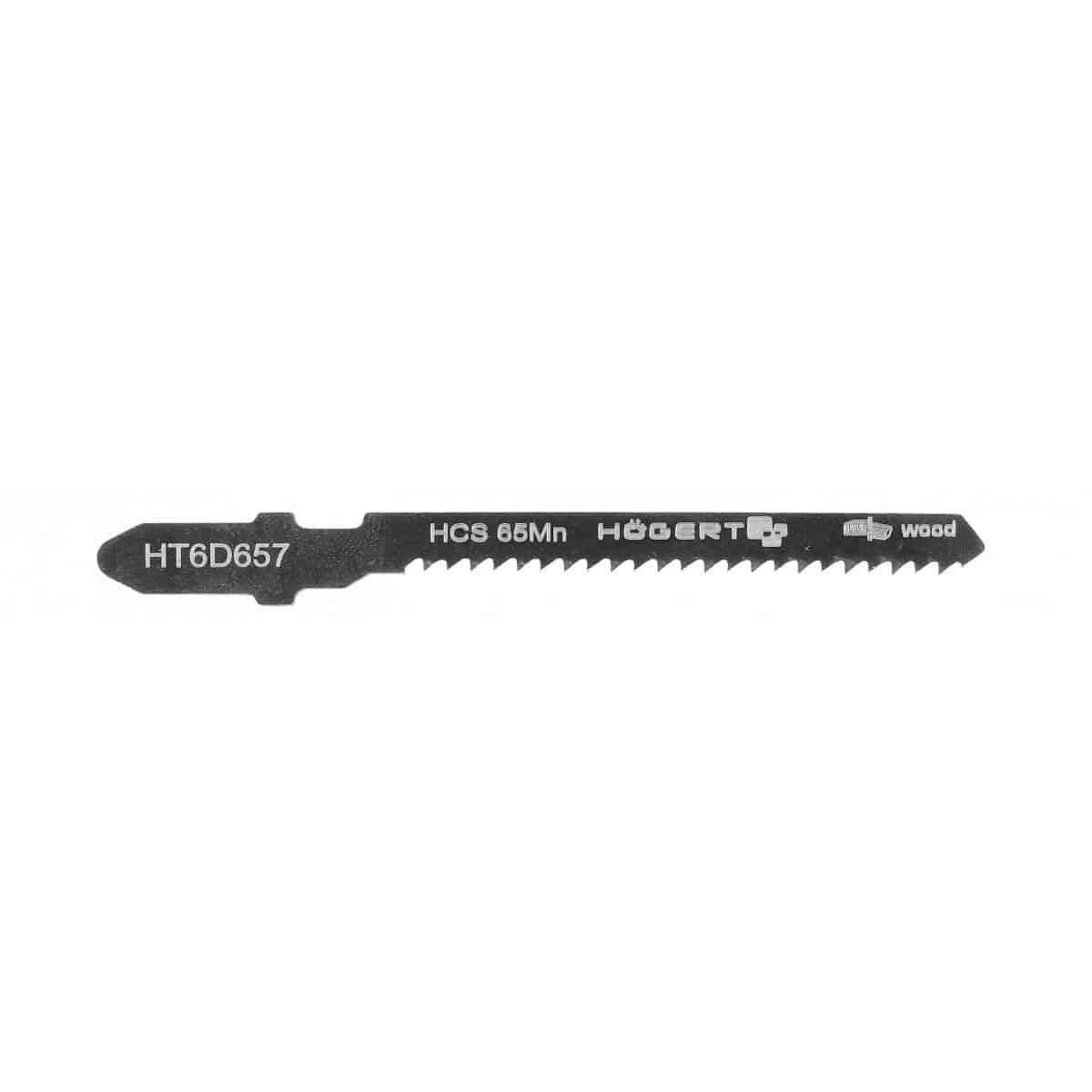 Set 5 lame pentru fierastrau electric, 12TPI, 76mm, otel HCS 65Mn