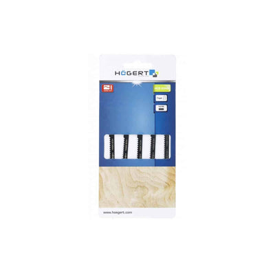 Set 5 lame pentru fierastrau electric, 12TPI, 76mm, otel HCS 65Mn