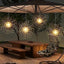 Set 5 lampi solare LED, tip artificii cu 500 LED-uri, lumina calda, pentru interior sau exterior, galben