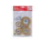 Set 5 perii sarma tip disc pentru bormasina, diametre variate, 4500 RPM