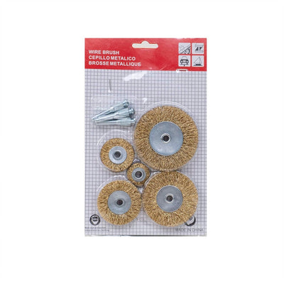 Set 5 perii sarma tip disc pentru bormasina, diametre variate, 4500 RPM