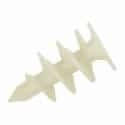 Set 50 dibluri pentru polistiren, lungime 43mm, culoare alba