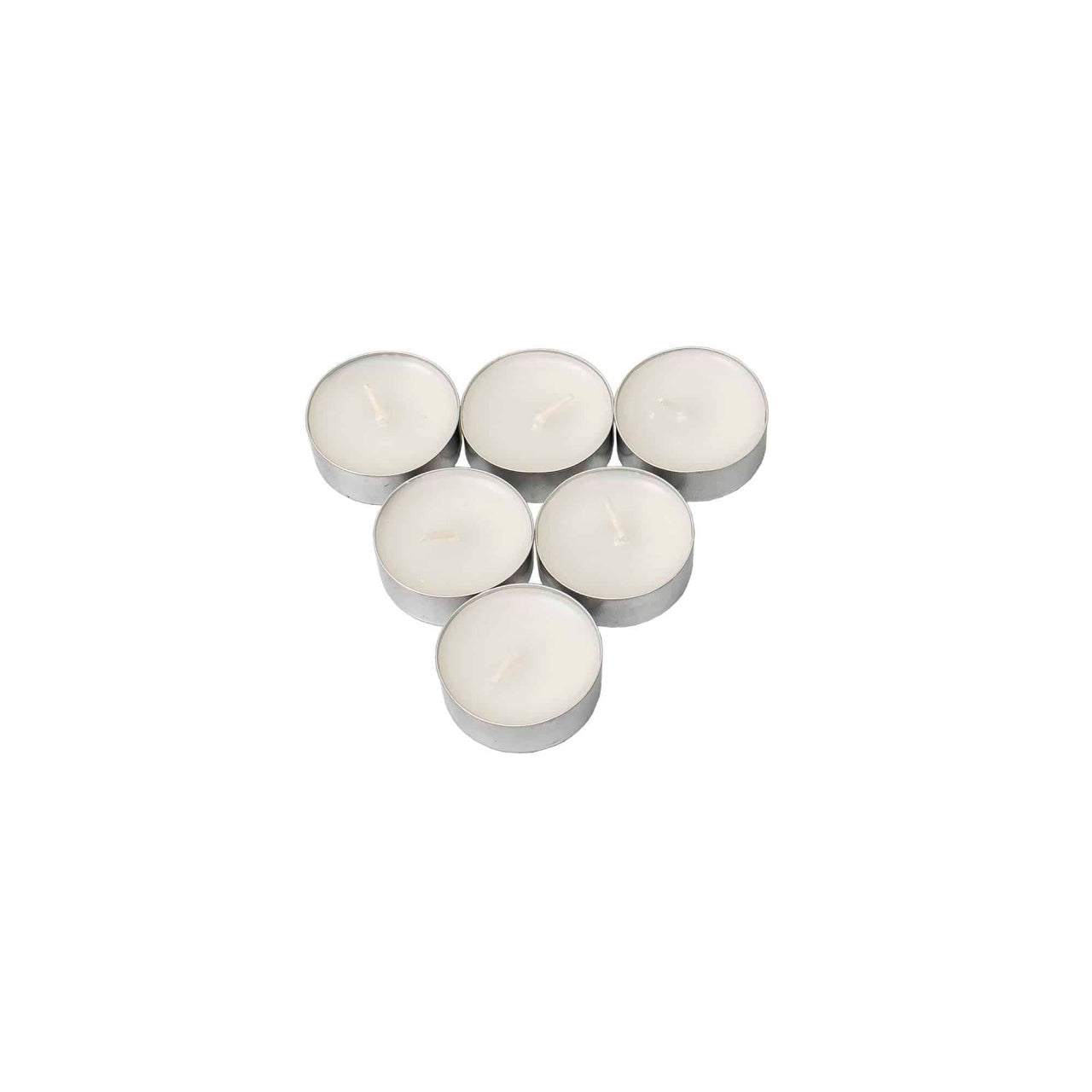 Set 50 lumanari decorative, 14g, alb, ardere 4 ore