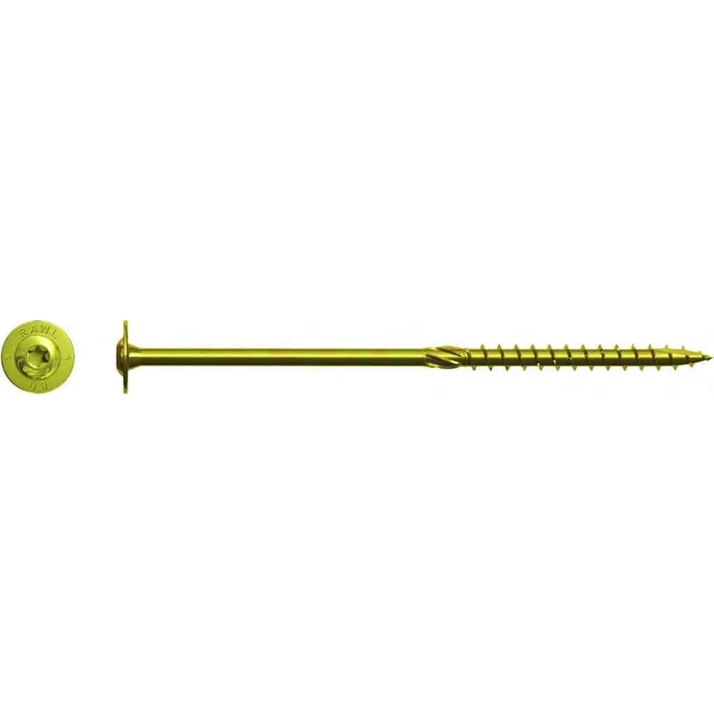 Set 50 suruburi dulgherie lemn, cap saiba, 8x200mm, rezistente si precise