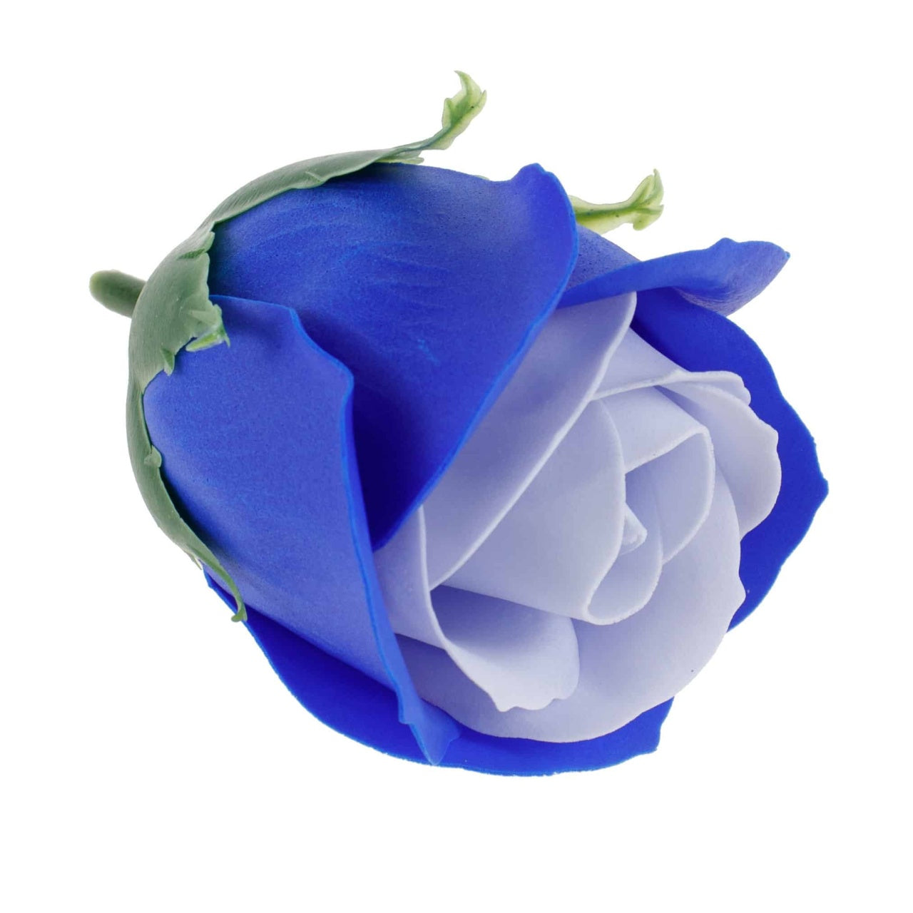 Set 50 trandafiri din sapun, 2 culori albastru-bleu, parfum fin