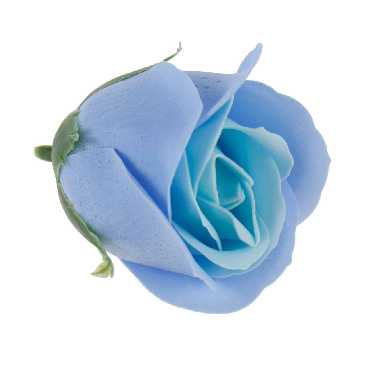 Set 50 trandafiri din sapun, doua culori turcoaz si bleu, parfum fin
