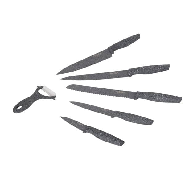 Set 6 cutite bucatarie inox - diverse tipuri pentru gatit
