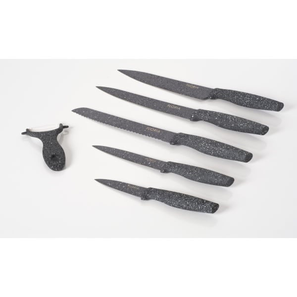 Set 6 cutite bucatarie inox - diverse tipuri pentru gatit