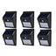 Set 6 lampi solare, FOXMAG24, 30 de LED, senzor de miscare, 0.55W
