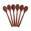Set 6 linguri din lemn de bambus, 23 cm, maro