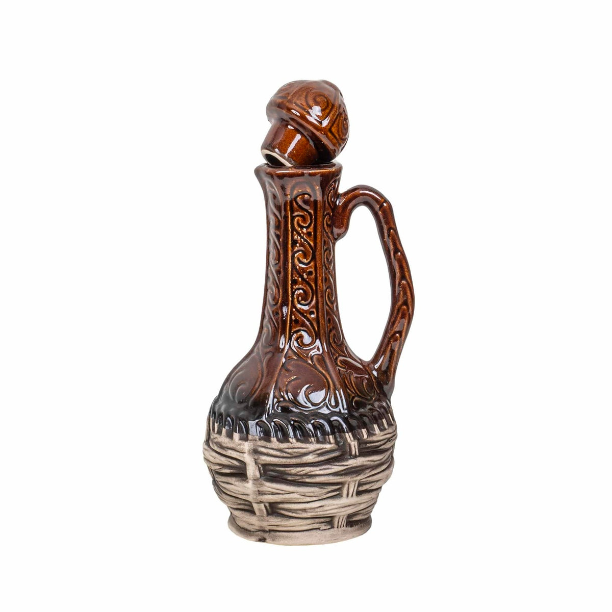 Set 6 pahare cu sticla si ceramica, capacitate 800ml si 100ml