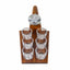 Set 6 pahare shot 30ml cu suport si clopotel, sticla transparenta