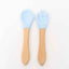 Set 6 piese pentru hranire bebelus, din silicon, model dinozaur, bleu Z-TOOLS / ZTS 9097