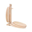 Set 6 tocatoare din lemn de fag cu suport vertical oval, dimensiune 24x15 cm