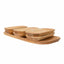 Set 7 platouri din lemn pentru servire, 60x23.5x2.5cm, dreptunghiulare