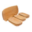 Set 7 platouri din lemn pentru servire, 60x23.5x2.5cm, dreptunghiulare