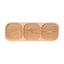 Set 7 platouri lemn fag compartimentate 60x21x2.5cm si 6x23x16x2.5cm