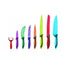 Set 8 cutite bucatarie, lame inox, multicolor, diverse marimi