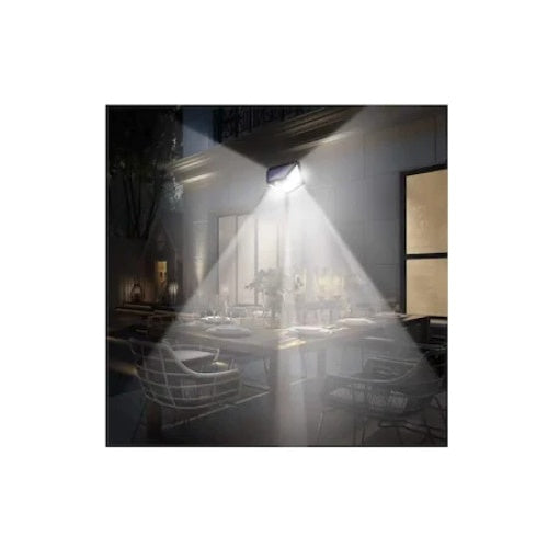 Set 8 lampi cu incarcare solara FOXMAG24, senzor miscare, 3 trepte de iluminare, 100 LED