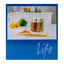 Set 8 recipiente condimente cu suport rotativ, alb, diametru 16 cm