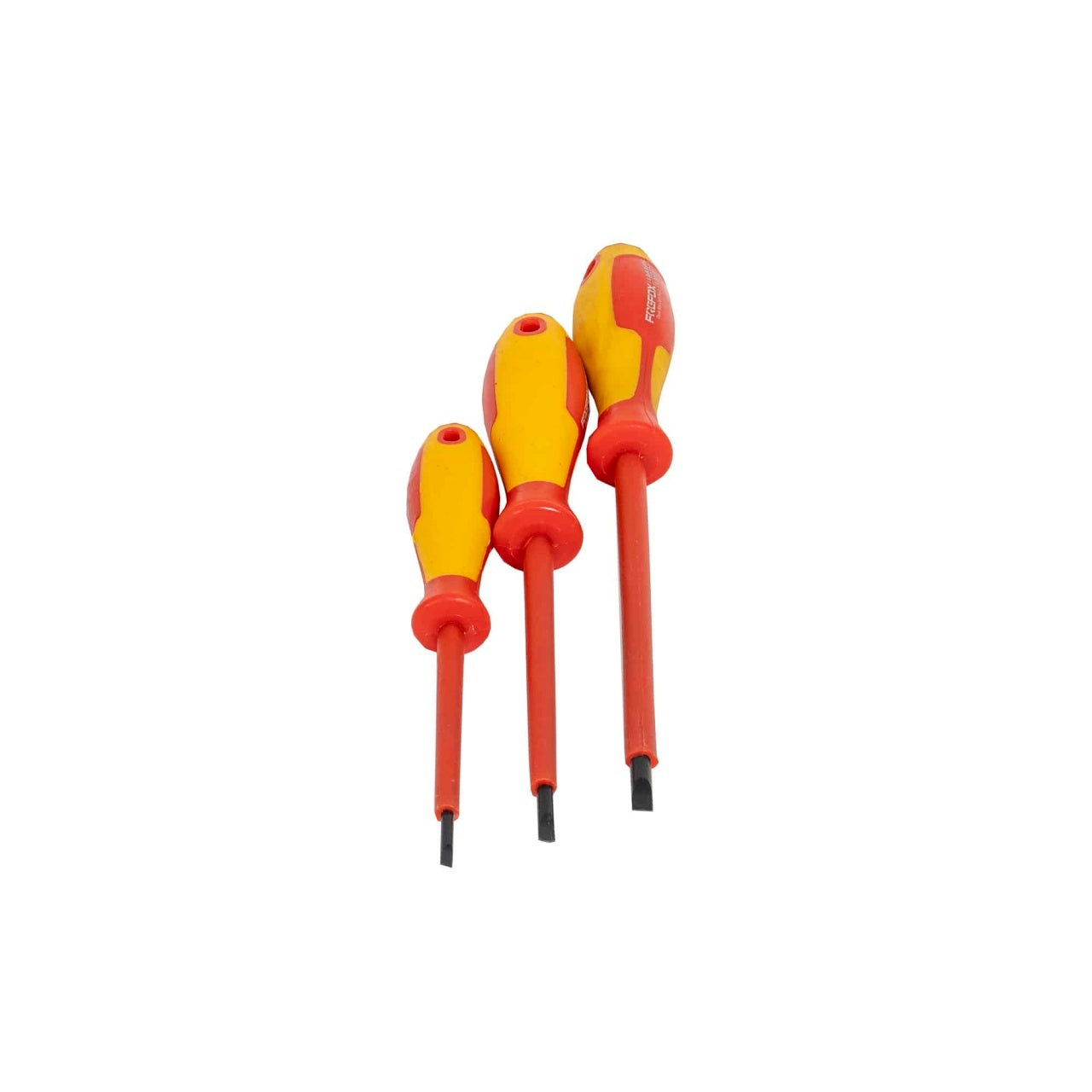 Set 9 surubelnite electrician cu varf drept, stea si pentru tensiune, izolate electric
