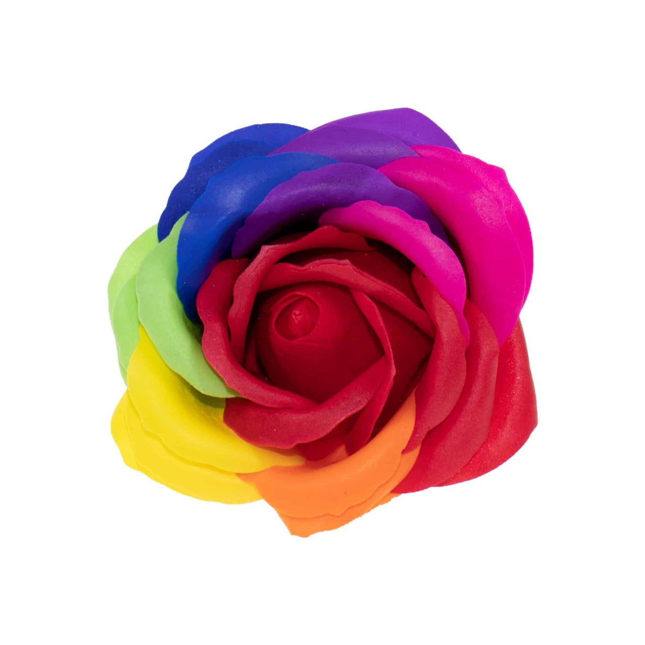 Set 9 trandafiri multicolori din sapun cu parfum fin, aspect natural