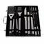 Set accesorii gratar 10 piese cu diplomat aluminiu, ustensile lungi