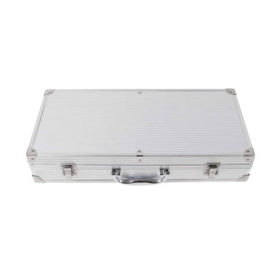 Set accesorii gratar 10 piese cu diplomat aluminiu, ustensile lungi