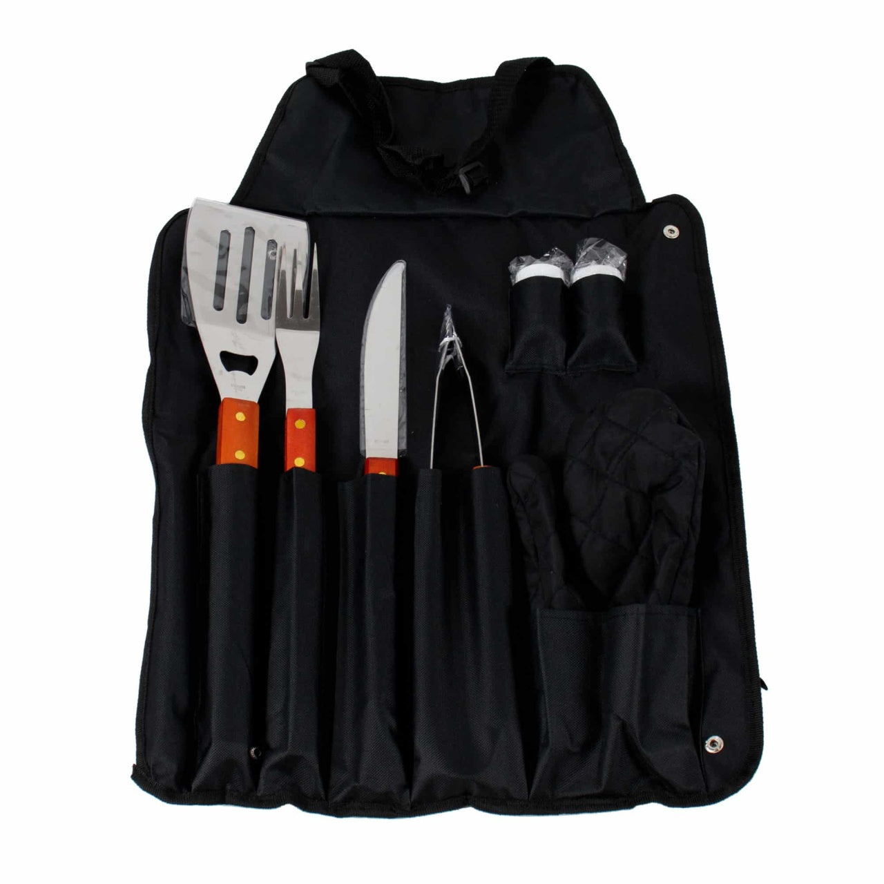 Set accesorii gratar 7 piese cu curea reglabila si manusa