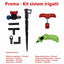 Set accesorii pentru furtun irigare prin picurare, 50 piese, diverse componente