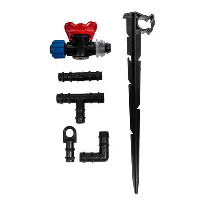 Set accesorii pentru furtun irigare prin picurare, multiple piese incluse