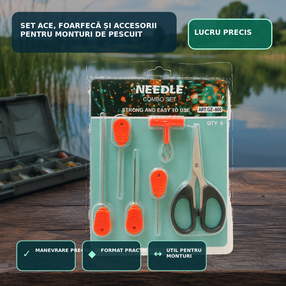 Set Ace, Foarfecă și Accesorii pentru Monturi de Pescuit – imagine principală