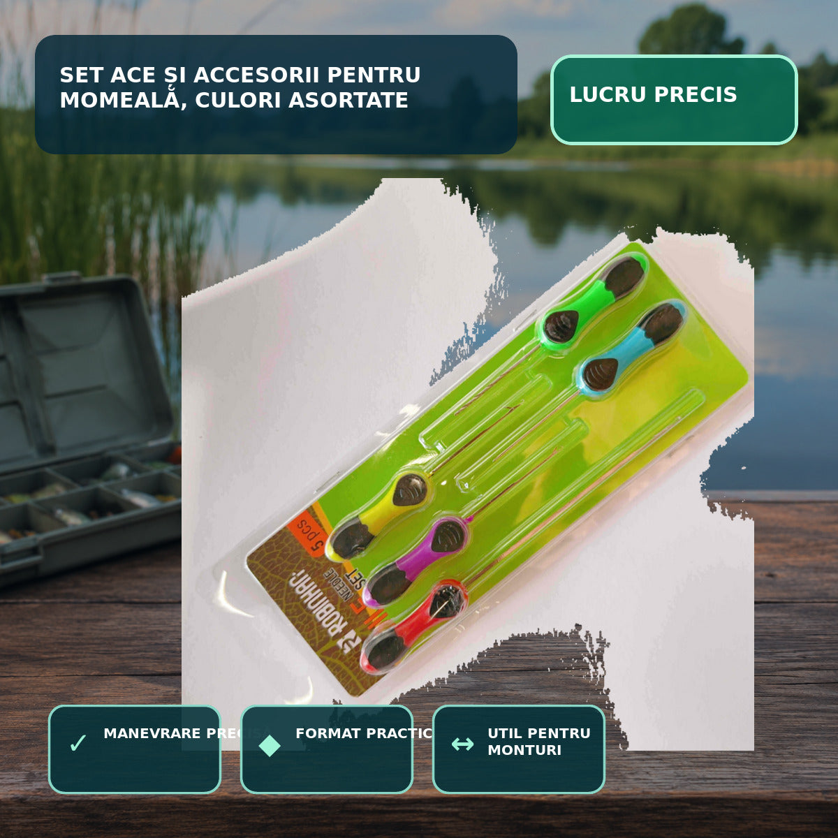 Set Ace și Accesorii pentru Momeală, Culori Asortate – imagine principală