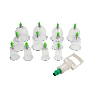 Set aparat cu vacuum cu 12 ventuze FOXMAG24 medicinale, terapeutice