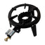 Set arzator rotund fonta 28cm cu furtun 2.5m si coliere, conexiune butelie gaz