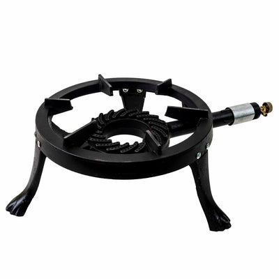 Set arzator rotund fonta diametru 33cm cu furtun 2.5m si coliere